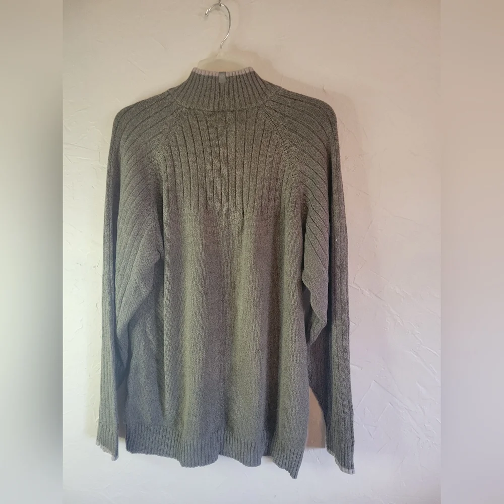 Columbia 100% cotton Men's sz XL 1/4 zip pullover sweater